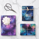 Recherche de nébuleuse papier cadeau Violet