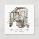 Recherche de campagne cartes visite Aquarelle