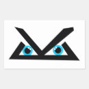 Recherche de grands yeux bleus autocollants Blanc