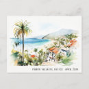 Recherche de paysage côtier cartes postales Palmiers