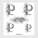 Recherche de initial p autocollants Initiale