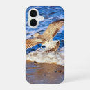 Recherche de oiseau en vol iphone coques Plage