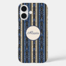Recherche de rayures verticales iphone coques Bleu