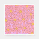 Recherche de motif floral serviettes Marguerite