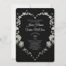 Recherche de coeur gothique invitations Élégant