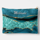 Recherche de bleu turquoise cosmétiques pochettes Sarcelle