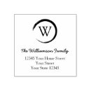 Recherche de monogramme de cercle Nom de famille