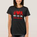 Recherche de hiv aide le guerrier tshirts Paix