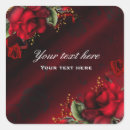 Recherche de soie autocollants Rouge