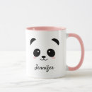 Recherche de visage de panda tasses Pour elle