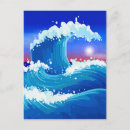 Recherche de tsunami cartes postales Vagues
