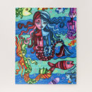 Recherche de peinture de sirène puzzles Peintures de sirènes