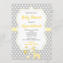 Recherche de non baby shower invitations Éléphant