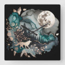 Recherche de loup et lune horloges Faune