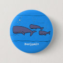 Recherche de baleine mignonne badges Pour tous