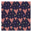 Recherche de motif de coeur posters Coloré