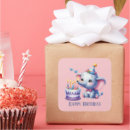 Recherche de éléphant heureux autocollants Mignon