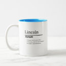 Recherche de lincoln tasses Muqueuse