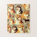 Recherche de shiba inu puzzles Chiot