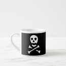 Recherche de crâne et os tasses Jolly roger