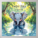 Recherche de naissance bébé posters Aquarelle