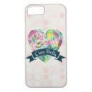 Recherche de coeur rose iphone coques Ciao bella