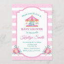 Recherche de carousel baby shower invitations Pour elle