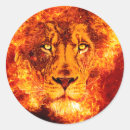Recherche de lion de judah autocollants Rouge