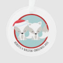 Recherche de renard arctique ornements Noël