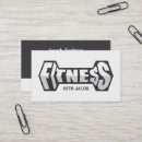 Recherche de fitness trainer cartes visite Gym
