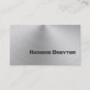 Recherche de ingénieur industriel cartes visite Métal