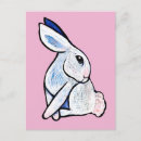 Recherche de pâques lapin cartes postales Illustration