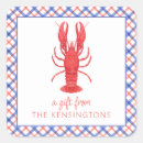 Recherche de homard rouge autocollants Preppy