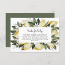 Recherche de citrus baby shower invitations Aquarelle