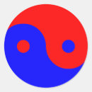 Recherche de symbole spirituel autocollants Rouge
