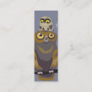 Recherche de hibou de bébé cartes visite Oiseau