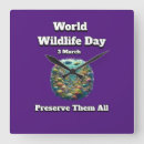 Recherche de le faune horloges Animaux