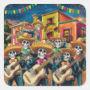 Recherche de crânes crânes mexicain autocollants Coloré