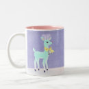 Recherche de renne vintage tasses Hiver