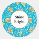 Recherche de diamant bleu autocollants Pour elle
