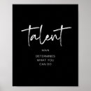 Recherche de talent artistique posters Succès