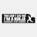 Recherche de ninjas voiture autocollants Ninjutsu
