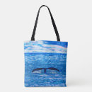 Recherche de baleine bosse tote bags Bleu