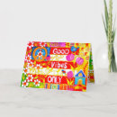 Recherche de peace sign vœux cartes Hippie