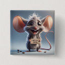 Recherche de petite souris mignonne badges Drôle