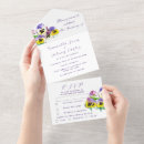 Recherche de pensée jaune invitations Aquarelle