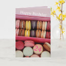 Recherche de macaron anniversaire cartes Rose