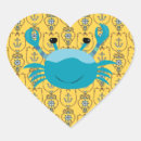 Recherche de dessin de crabe autocollants Océan