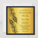 Recherche de de paon invitations Noir