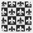Recherche de damier noir et blanc autocollants Motif